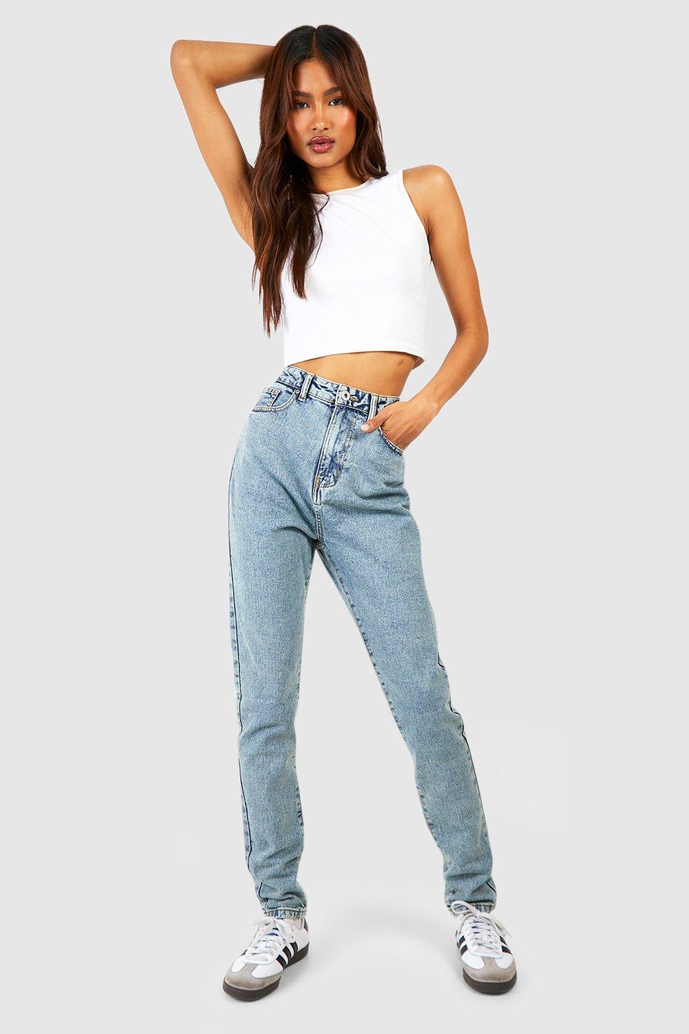 High waisted store mom jeans tall